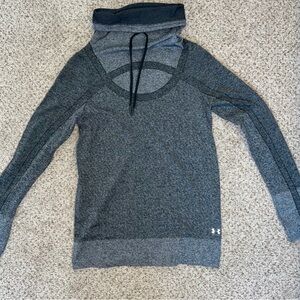 Under Armour Charcoal Heather Cowl Neck Pullover